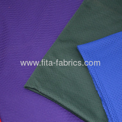 Poly micro bird eyes sport fabric or dye fabrics