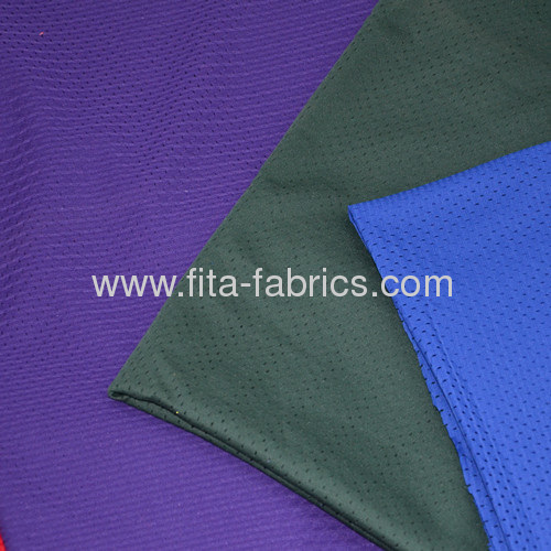 Poly micro bird eyes sport fabric or dye fabrics