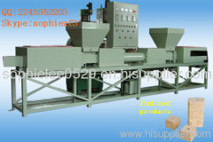 sawdust block extruding machine / Compressed wood block maki