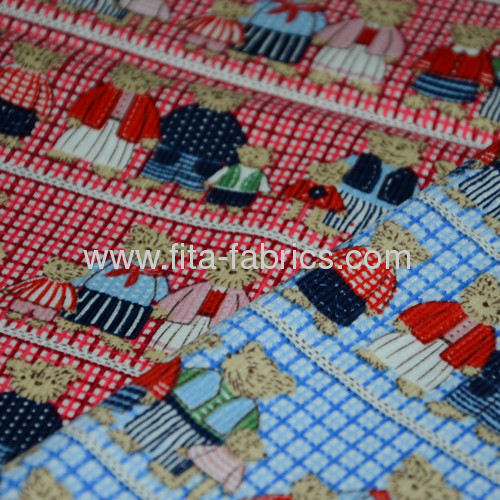 100% Cotton Printed Corduroy Fabrics