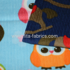 100% Cotton Printed Corduroy Fabrics