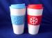 plastic double beverage cups