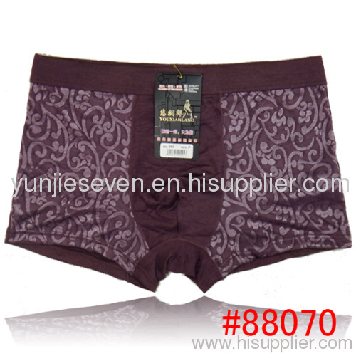 Boxer For Man Underwear Boyshort Bamboo Fiber Panties Briefs Lingerie Underpants Yunmengni 88070