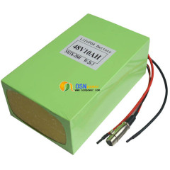 Lifepo4 48v 10ah Battery pack for E-bike
