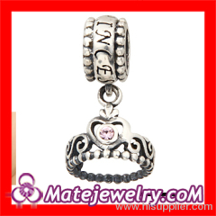 european Silver My Princess Dangle