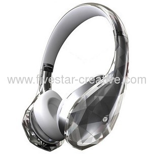 Monster Diamond Tears Edge On-Ear Headphones White