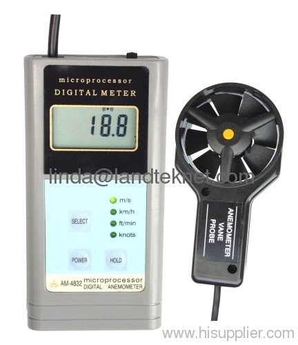 Digital wind velocity indicator AM4832