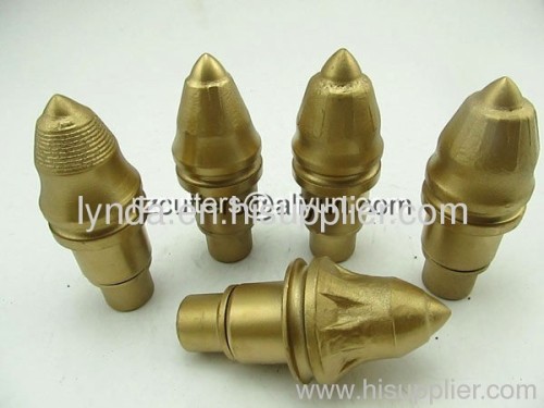 bullet bits/teeth ,round shank chisel ,auger bits