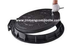 EN124 D400 C/O600mm Composite Manhole Cover with hinge