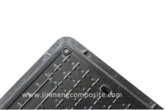 EN124 B125 C/O450*450mm Square Composite Manhole Cover with s.s.screw