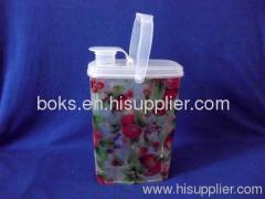 plastic pitcher with lid