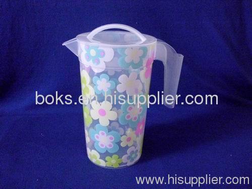 durable plastic pitcher with handle