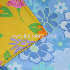 Flower Printed Twill Fabric