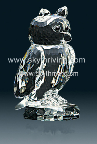 crystal animals, crystal owl