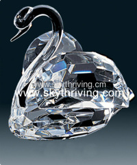 crystal animals, crystal swan