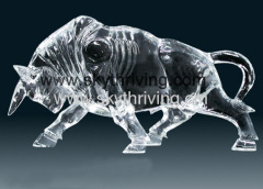 crystal animals, crystal bull