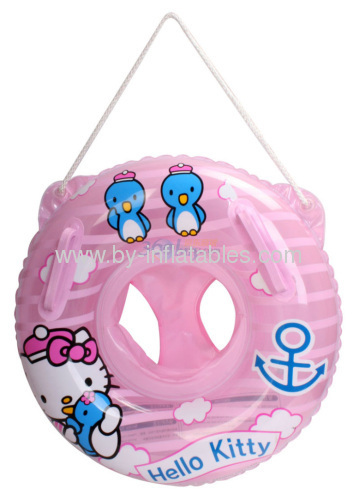 Hello Kitty inflatable PVC kid swim seat