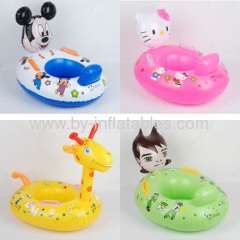 Cartoon characters inflatable kid swim seat