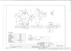 220V 6W 1-2RPM 50/60HZ <= 60K CW / CCW synchromous motor