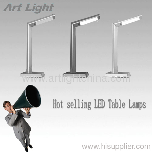 Metallic Silver Led 6W Office Decorative Lamp