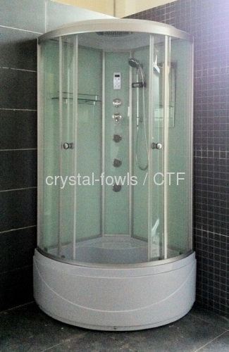 touch screen glass wall shower cabin