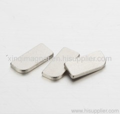 Small blcok Neodymium magnet with big radius