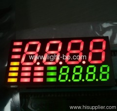 Custom made Eight-Digit Red/Green/Yellow LED Display