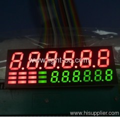 Custom made Twelve-Digit Red/Green LED Display