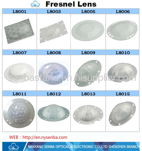 Motion Sensor/Detector Lens/Human Motion Sensor Lens/Fresnel Lens