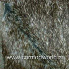 Printed Fake Fur Car Seat Cover
