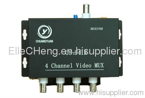 video over coaxial multiplexer