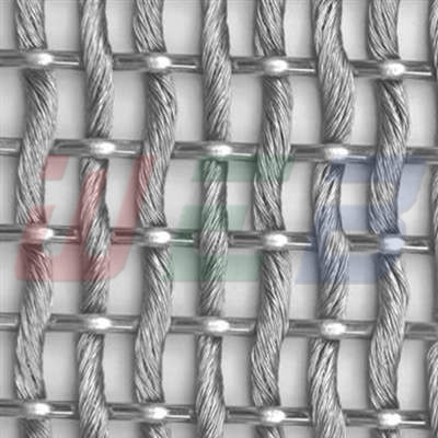 decorative wire mesh for curtain wall