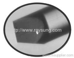 wedged type lens fiber