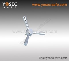 Three prong spindle safe handle made in Gun safe parts Manufactuer