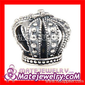 european Royal Crown Charm Beads