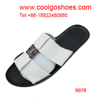 leather slippers for man hot selling in China