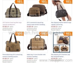 free shipping lady female women leather style fashionable cheaper PU handbags ladies bags