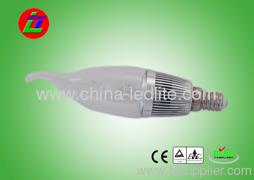 3w rgb led E27 pull tail bulb