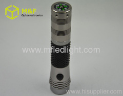 strong power 1w White LED rechargeable led flashlight torch