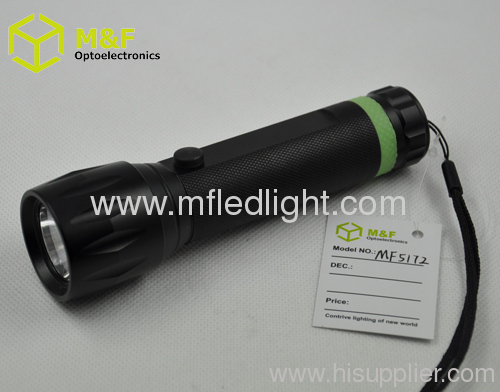 Aluminium 3w high power LED flashlight
