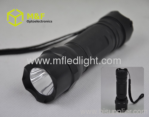 3-modes Aluminium1w/3w White LED high power flashlights torc