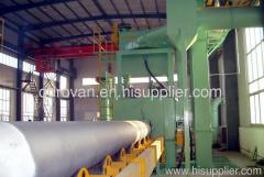 pipe wall sand blasting machine