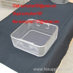 Factory customized ss304 Medical Wire basket