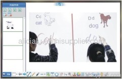 Multi finger touch interactive whiteboard