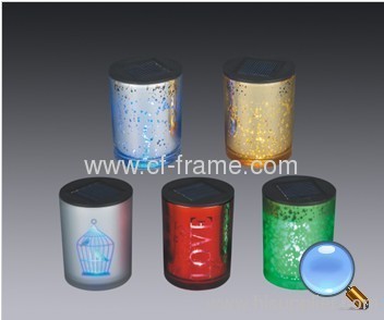 sloar glass cup lights as gift