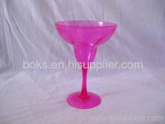 pink durable plastic martinis cups