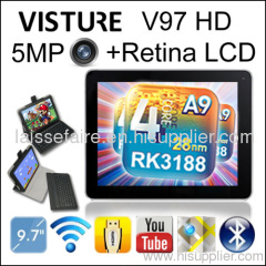 9.7 inch 2G RAM Retina Android 4.1 Visture V97HD Quad Core Tablet PC