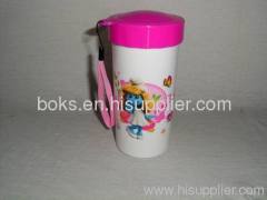 cheap kids plastic water cups with lids