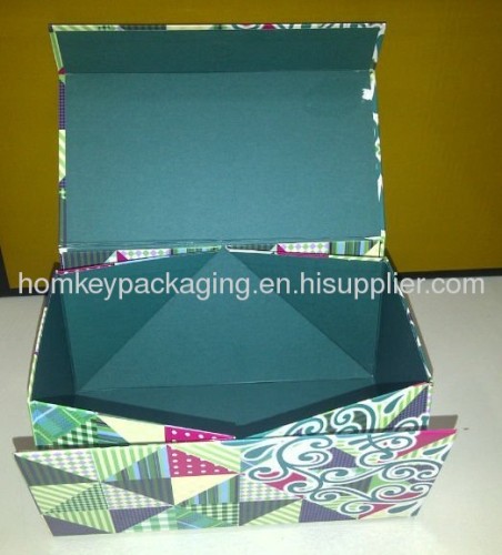 Paper folding carton box