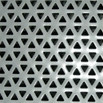 triangle hole ss perforated metal